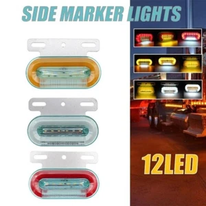 2/4/6x Side Marker LED Light Dynamic Signal Indicator Lamp Truck Trailer Lorry - Picture 1 of 22