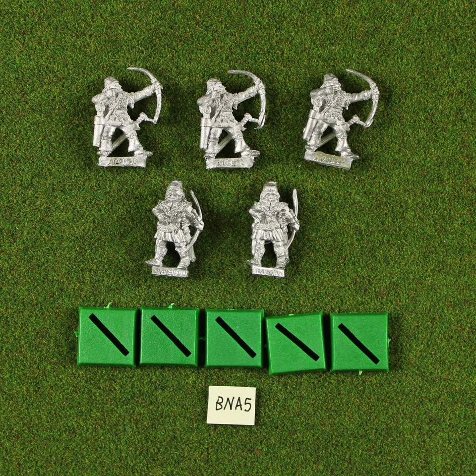 CLASSIC Warhammer Norse / Barbarian Archers (x5) Metal - Rare OOP Citadel Empire - Image 1 of 1