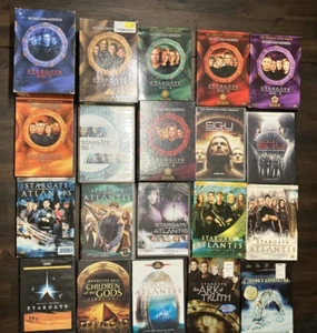 Stargate SG1 DVD Lot Season 1-10 Atlantis 1-5 SGU 1-2, Rising Continuum Gods Ark - Picture 1 of 24