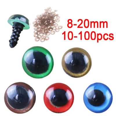 Multicolour Plastic Safety Eyes Plüschtiere Bären Katzen Puppenherstellung - Bild 1 von 4