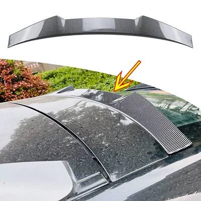 Alerón labio techo ventana trasera fibra de carbono aspecto para BMW X6 E71 2008-2014 Foto 1 de 4