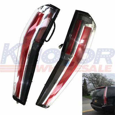 Led Tail Lights Rear Fit For GMC Yukon Chevy Chevrolet Suburban Tahoe 2007-2014 Foto 1 de 4
