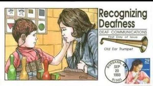 COLLINS HAND PAINTED 2783-4 Deaf Communications Set 2 Covers - Picture 1 of 2