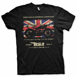 B.S.A. Birmingham BSA Motorrad The Journey Made In England Männer Men T-Shirt