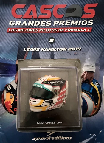 Lewis Hamilton (2014) Helmet Collection 1/5 new sealed Spark Collection Cover