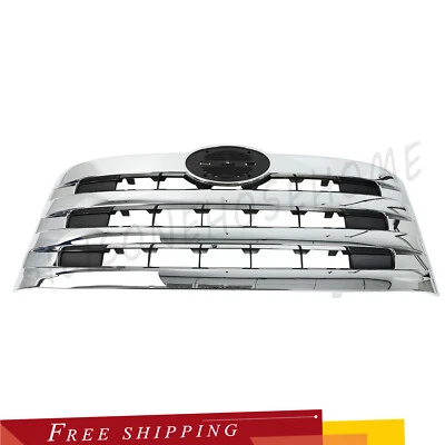 Front Chrome Horizontal Billet Main Grille For 2011-2016 Hino 238 268 338 - Image 1 of 4