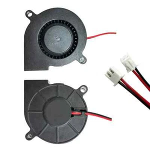 2 Stück x 5015 - 50 mm Turbinengebläse Lüfter - 12 V 24 V DC - Bild 1 von 1