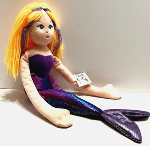 Peluche Sirena Cosas Divertidas Hang A Boo Colección Rubio Relleno Metálico NUEVO - Imagen 1 de 12