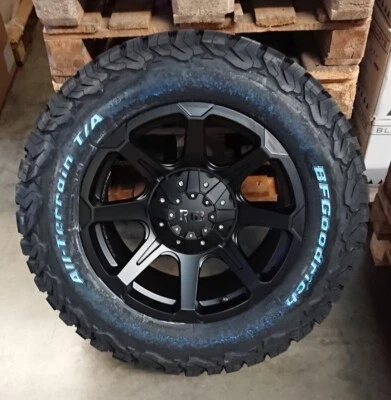 RID R05 9x18 6x114,3 Felgen + Reifen BF Goodrich KO2 265/65/18 Alaskan Navara X - Bild 1 von 2