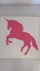 3 x Pink unicorn stickers for girls bedroom 3"  4"  5" high