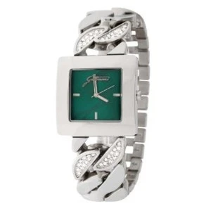 Reloj Gattinoni para mujer W0157GSSGRN Shedar esfera verde rayos de sol cristales de Swarovski  - Imagen 1 de 11