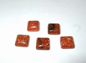 - Cabochon Pietra Cristalloterapia - PIETRA  DEL  SOLE quadrato 10 mm - Bild 1 von 1