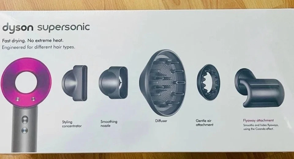 Dyson Supersonic 1600W Standard Hair Dryer - Pink