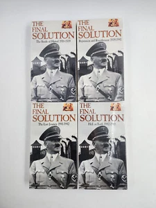 The Final Solution Vol. 1-4 narrated by Eric Porter (VHS, HBO Thames 1975) NEW! - Foto 1 di 6