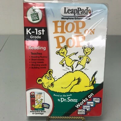 LeapPad Learning System Hop On Pop Dr Suess K-1st Interactive Book & Cartridge - Image 1 of 2