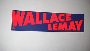 Pegatina de parachoques Wallace-LeMay (AFL-CIO 820)* - Imagen 1 de 1