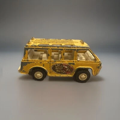 DE COLECCIÓN TOOTSIETOY METAL FUNDIDO A PRESIÓN PLÁSTICO AMARILLO BUZY BEE AUTOBÚS FURGONETA HECHA EN EE. UU. Foto 1 de 4