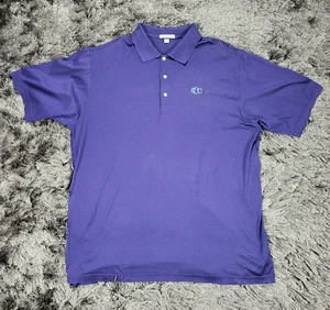 Camisa Polo Peter Millar Para Hombre XL Azul Bordado Algodón Rendimiento Manga Corta - Imagen 1 de 13