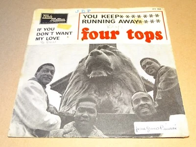 ★☆ Four Tops _ You Keep Running Away ☆★ 1967 ♪ 45T ♫ FT 106 {VG+/++} - Photo 1/4