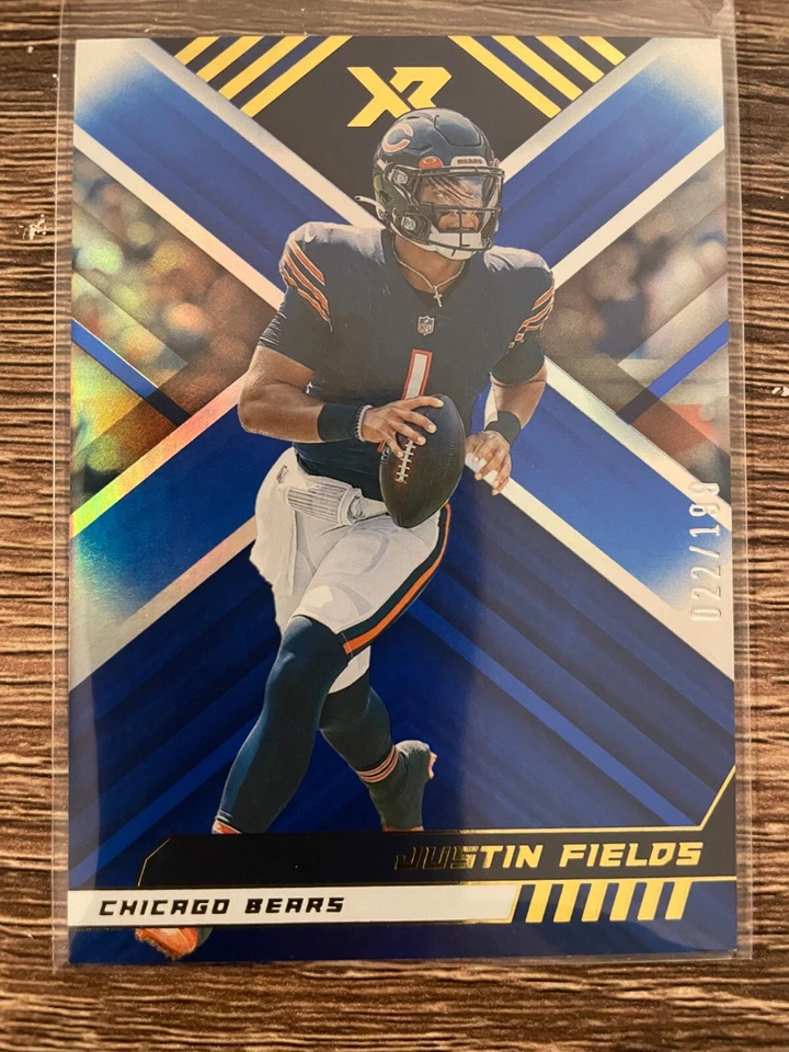 JUSTIN FIELDS 2022 Panini XR Football BLUE #022/199 - Image 1 of 1