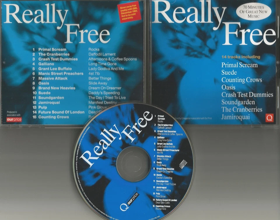 PROMO CD w/ OASIS Massive Attack SOUNDGARDEN Jamiroquai PULP Cranberries Suede   Foto 1 de 1