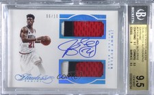 2015 Panini Flawless Sapphire /10 Jimmy Butler BGS 9.5 GEM MINT Dual Patch Auto