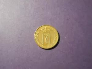 NOR197 - NORWAY - 5 ORE - 1921 - Picture 1 of 2