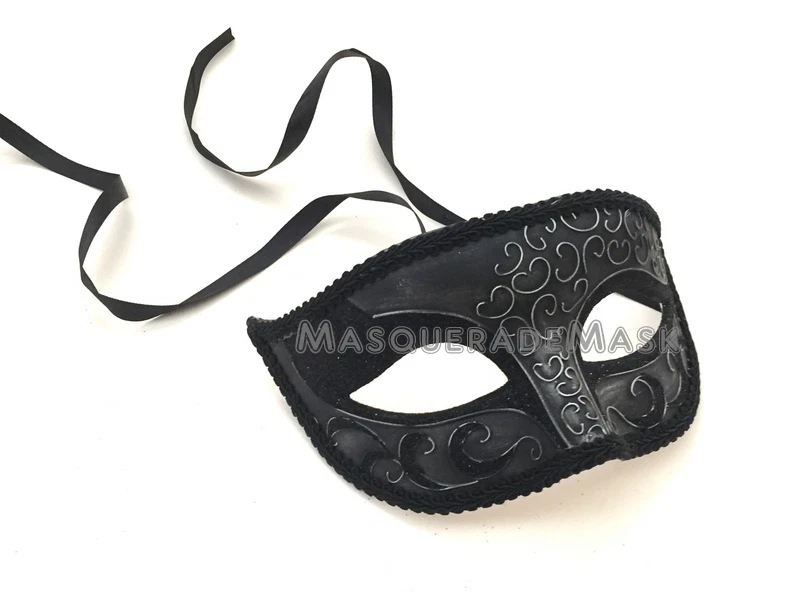 Unisex Mens Masquerade Mask Costume Dressup Prom Bridal Party Halloween Mask - Image 1 of 1