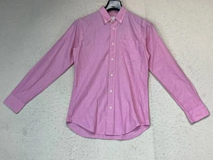 Club Mónaco Shirt men’s size medium XS 100% Cotton Long Sleeve Butoms Dress - Picture 1 of 7