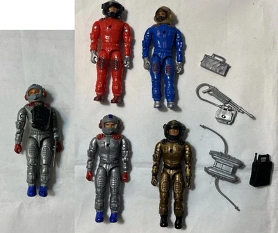 Vintage GI JOE Remco American Defence ninja Space Astronaut Action Figure Lot - Image 1 of 4