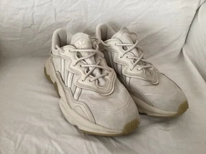 Adidas Originals Ozweego Women's Cream Trainers Size 6.5 UK Hardly Worn - Picture 1 of 9