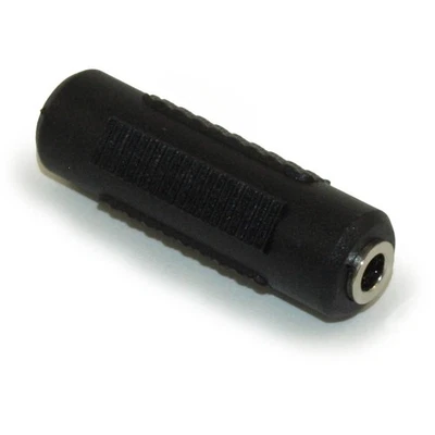 3.5mm Mini-Stereo/Mono TRS (or TS) Female to Female Coupler Adapter - Image 1 of 2