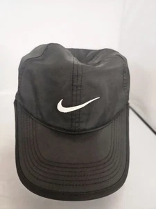 Black Nike Dri-Fit Lightweight Running Hat Adjustable - Picture 1 of 3