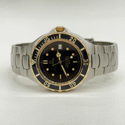 Vintage Omega Seamaster Watch Professional 200M Pre-Bond Quartz Steel 18K - Image 1 of 4