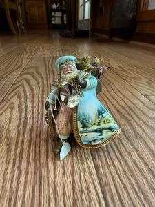 2003 THOMAS KINKADE OLD WORLD SANTA CHRISTMAS HEIRLOOM ORNAMENT WOODLAND O13 - Picture 1 of 4