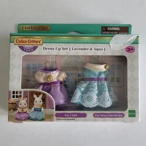 Sylvanian Families Calico Critters Town Dress Up Set (Lavanda e Acqua) Epoca - Foto 1 di 2