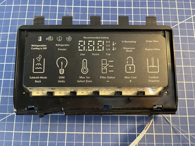 Tablero de control de congelador refrigerador ayuda de cocina W10677105 probado y funcionando Foto 1 de 2
