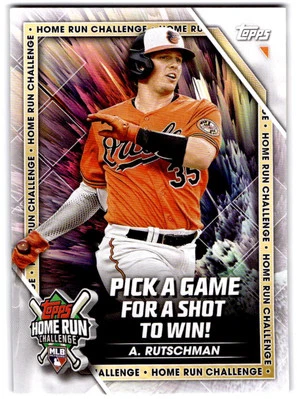 Adley Rutschman 2023 Topps #HRC-3 Home Run Challenge Baltimore Orioles - Image 1 of 2