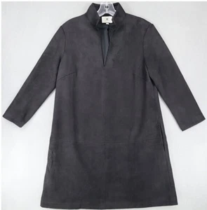 Vestido NET Tuckernuck Negro Gamuza Elastizado Clifton Mini Largo Cuello en V Cambio GRANDE - Imagen 1 de 6