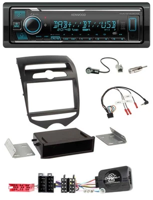 Kenwood Bluetooth Lenkrad DAB USB Autoradio für Hyundai ix20 ab 2010 man. Klima - Bild 1 von 4