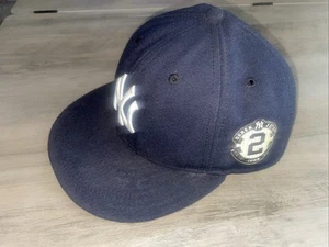 New Era NY Yankees Derek Jeter Hat Retirement Patch 59Fifty Fitted 7 1/8 - Picture 1 of 15