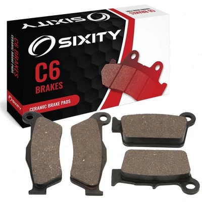 Front + Rear Ceramic Brake Pads 2005-2007 TM MX 250 F Set Full Kit 4T or - Image 1 of 4