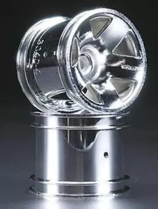 HPI WHEEL F5 TRUCK WHEEL FRONT CHROME (2) 3042 - Imagen 1 de 2