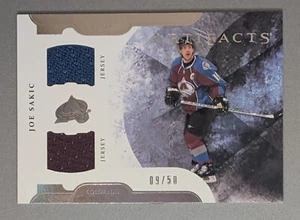Joe Sakic 2011-12 Upper Deck Artifacts #100 Horizontal Jerseys 09/50 Avalanche - Picture 1 of 2