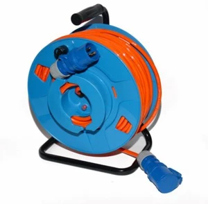 Hilark Elektrische Reverse Trommel Verlängerung CEE H07BQ-F 3g2,5 mm Orange - Bild 1 von 6