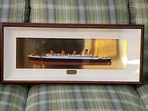 The Franklin Mint R.M.S. TITANIC Half -Hull Ship Model - Picture 1 of 2