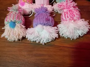 6 Handmade wool gnome christmas tree decoration - Picture 1 of 2