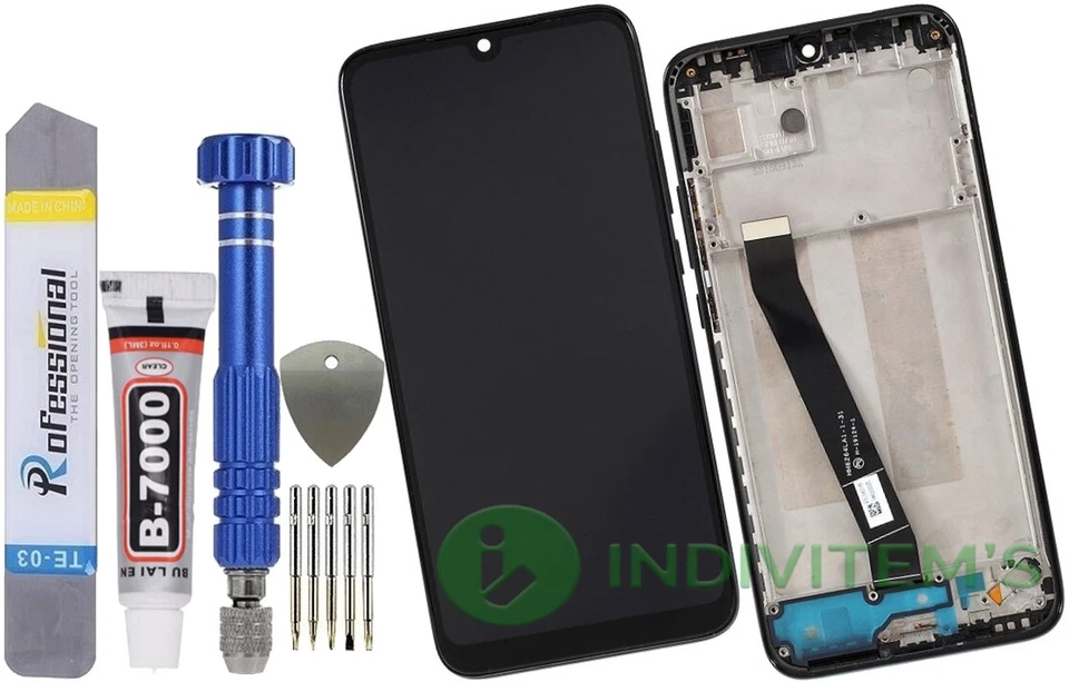 Lcd Für Xiaomi Redmi 7 Bildschirm Displey Touch Werkzeuge Kleber Rahmen