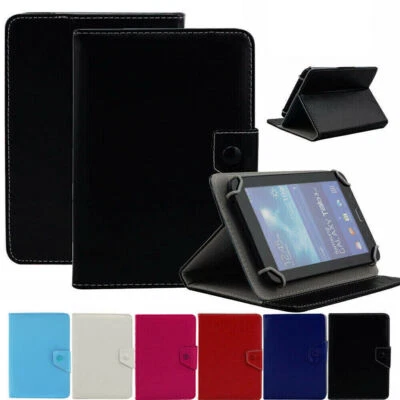 For All 7/8/10"inch Onn Universal Leather Shockproof Case Folio Flip Cover Stand - Image 1 of 4