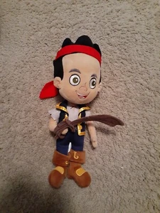 Disney Store Jake Pirate Plush Toy 14" Jake & The Netherland Pirates Stuffed Toy - Picture 1 of 5